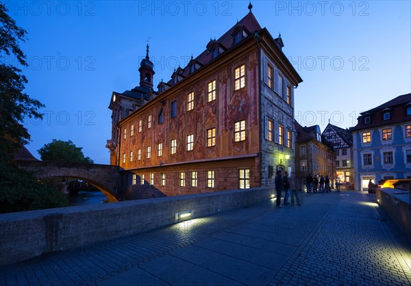 Old Town Hall at the Regnitz river