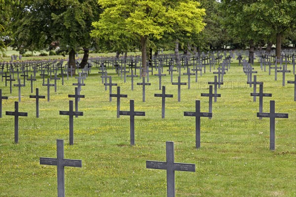 German War Cemetery with 44