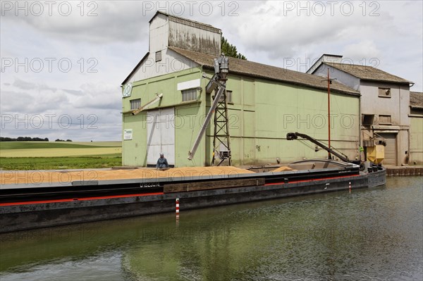 Canal of Saint-Quentin near Bellenglise