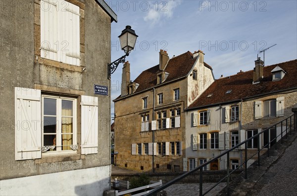 Houses on the city wall