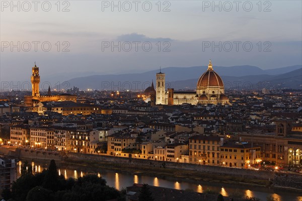 Evening on the Piazzale Michelangolo
