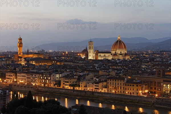 Evening on the Piazzale Michelangolo