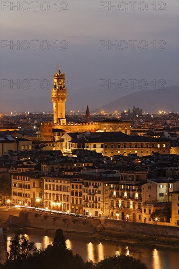 Evening on the Piazzale Michelangolo