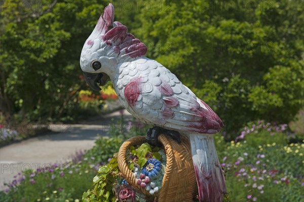 Parrot figure made by the Nymphenburg Porcelain Manufactory