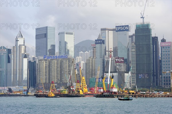 Construction site at the harbour