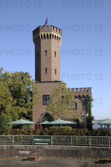 Malakoffturm tower in the Rheinauhafen area