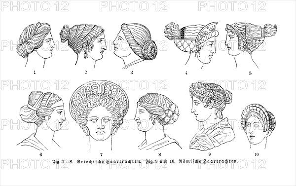 Greek and Roman hairstyles