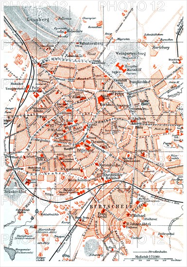 Map of Aachen