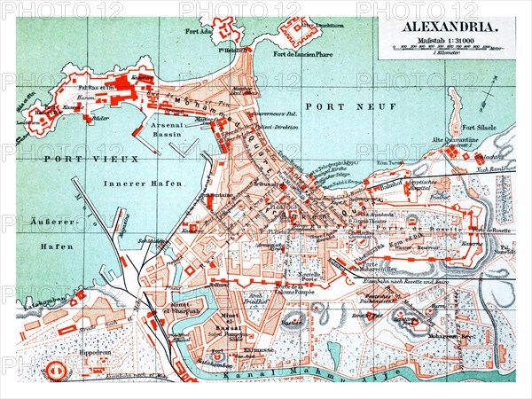 Map of Alexandria