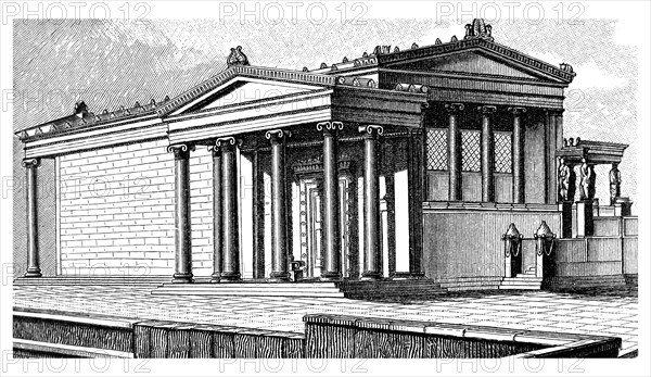 The Erechtheum of Athens