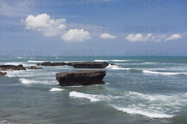 Rocks in the surf
