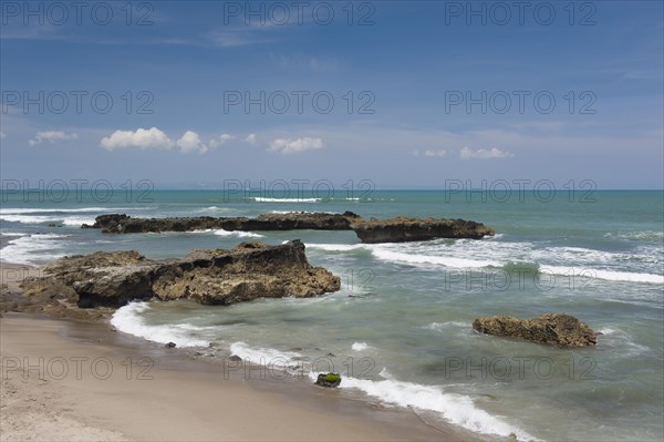 Rocks in the surf