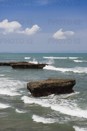 Rocks in the surf