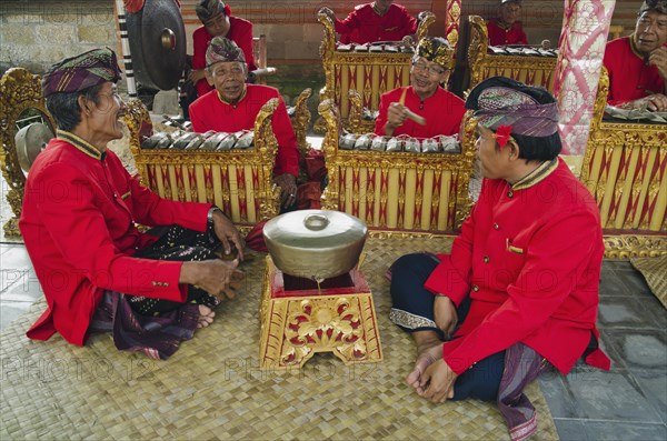 Gamelan musicians