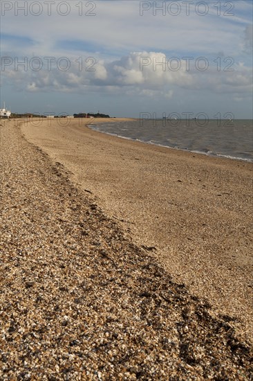 The sweep of Stokes Bay pebble beach at Alverstoke