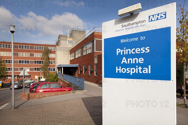 Exterior of Princess Anne Hospital