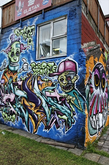 Wall graffiti
