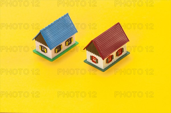 Two miniature houses