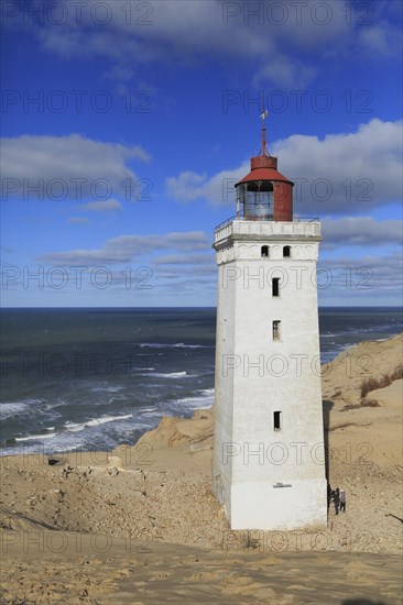 Wandering dune and the Rubjerg Knude lighthouse