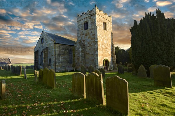 Norman tower of Danby church