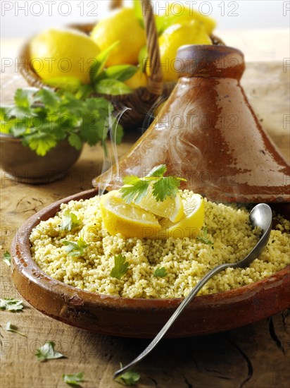 Lemon and coriander couscous