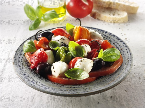 Buffalo mozzarella and tomato salad