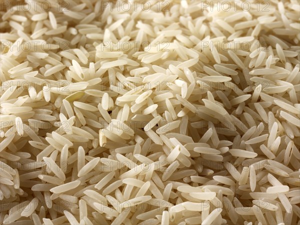 Brown Basmati rice grains