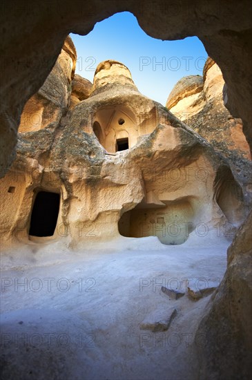 Early Christian church in the Fairy Chimneys near Zelve