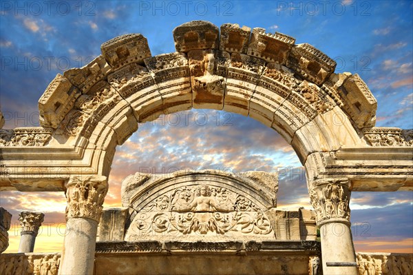 The Temple of Emperor Hadrian on Curetes Street