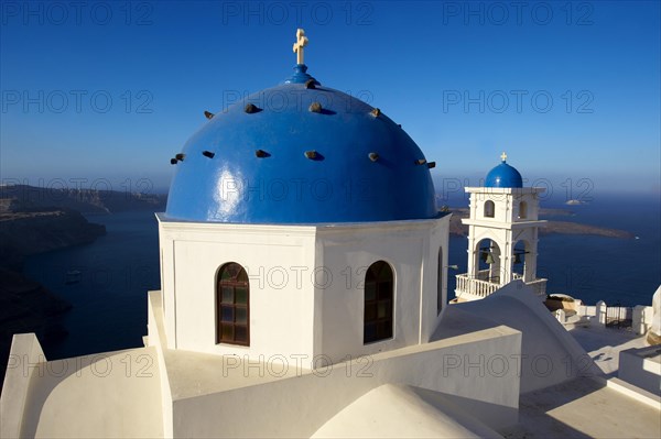 Blue domed church of Imerovigli