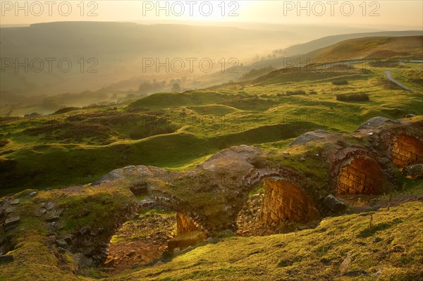 Sunrise over Rosedale viewed from Chimney Bank