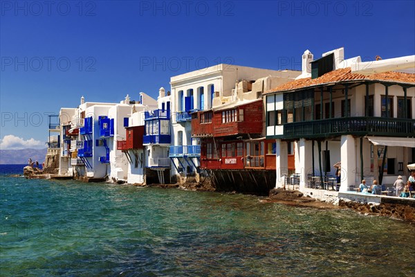 The Venetia neighbourhood of the Kastro District of Chora