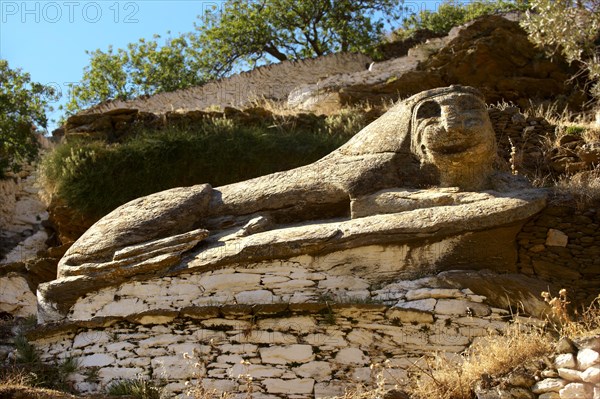 The ancient Lion of Kea