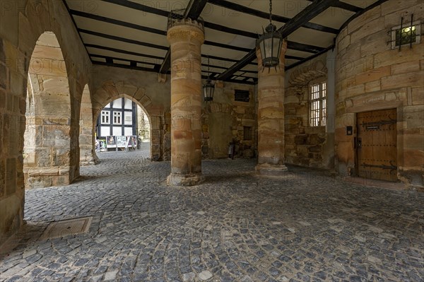 Former Market Hall below the Town Hall