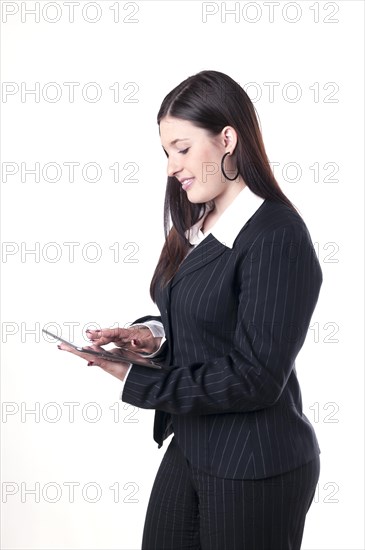 Businesswoman using a tablet PC