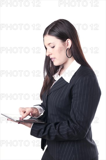 Businesswoman using a tablet PC