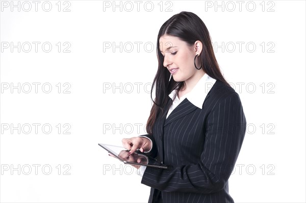 Businesswoman using a tablet PC