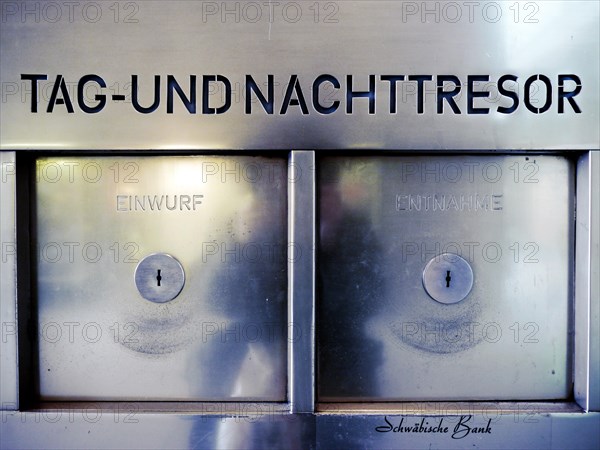 Day and night depository of a bank
