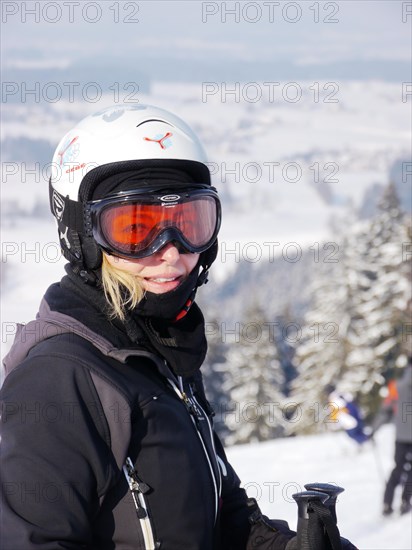 Skier on Iberg Maierhoefen