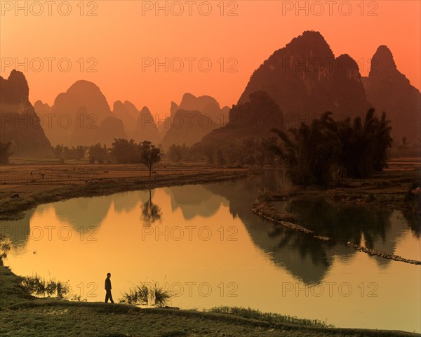 Karst mountain landscape