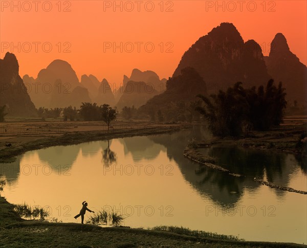 Karst mountain landscape