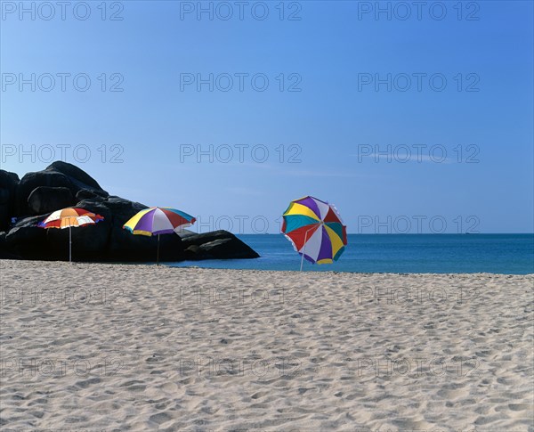 Umbrellas on Dadonghai Beach