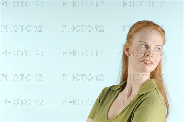 Young red-haired woman