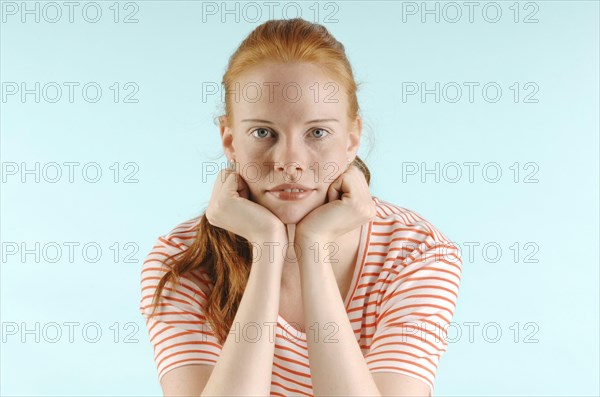 Young red-haired woman