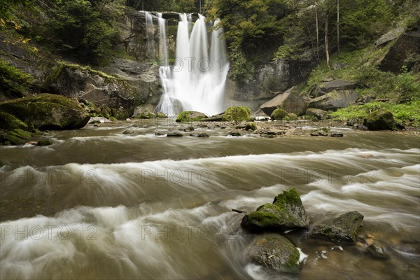 Hoechfall waterfall near Teufen