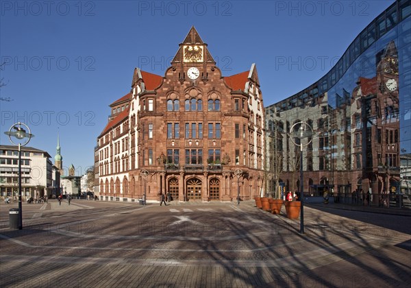 Old town house with the Berswordt-Halle