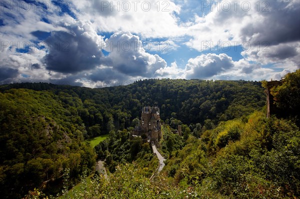 Burg Eltz Castle in the Eifel near Wierschem