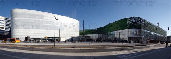 Zentralplatz square with the Forum Confluentes cultural centre and the Forum Mittelrhein shopping centre