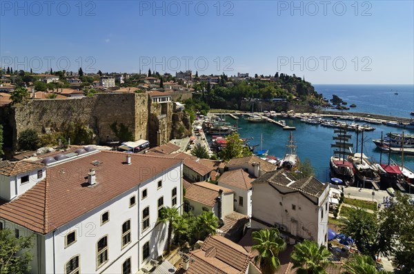 View of the harbour of Antalya