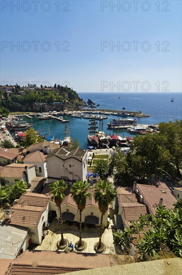View of the harbour of Antalya
